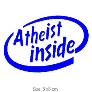 Atheist Inside - Blue