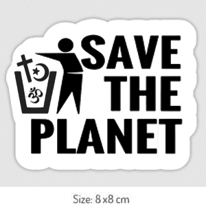 Save The Planet - From Religions (Sticker)